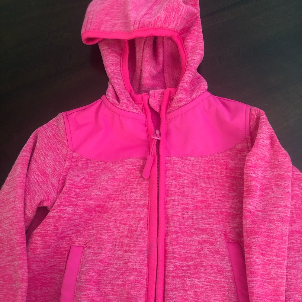 Minus Zero fleece zip up hoodie